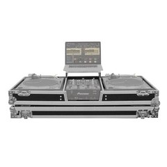 Odyssey FZGSLBM10WR Travel DJ Coffin Case for 10″ Mixer + (2) Turntables idjnow