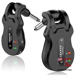 Wireless Guitar System 5.8 Wireless Guitar Transmitter Receiver Black