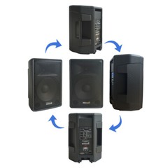 15″ Active Loudspeaker DJ PA Powered Audio Speaker for Stage Karaoke KTV Party