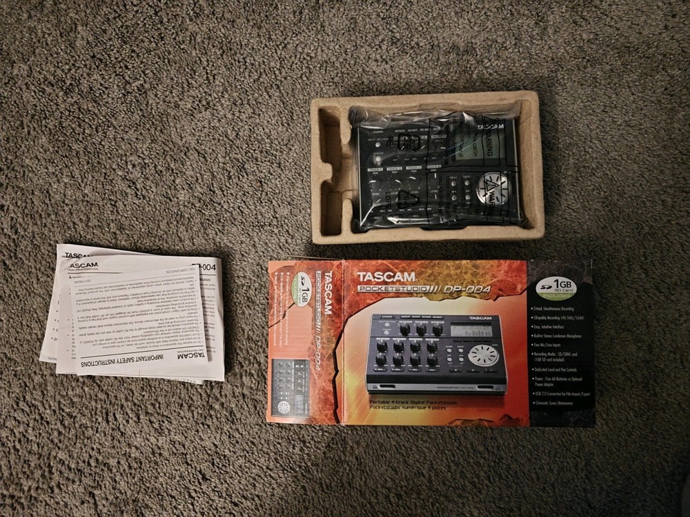Tascam Pocket Studio DP-004 Multi-Track Digital Recorder