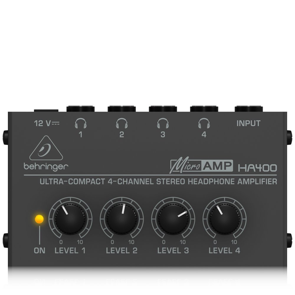 Behringer – HA400 – Ultra Compact 4-Channel Stereo Headphone Amplifier