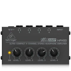 Behringer – HA400 – Ultra Compact 4-Channel Stereo Headphone Amplifier