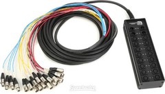 Pro Co SMA1604FBX-50 StageMaster 16×4 Stage Snake with XLR Returns – 50′