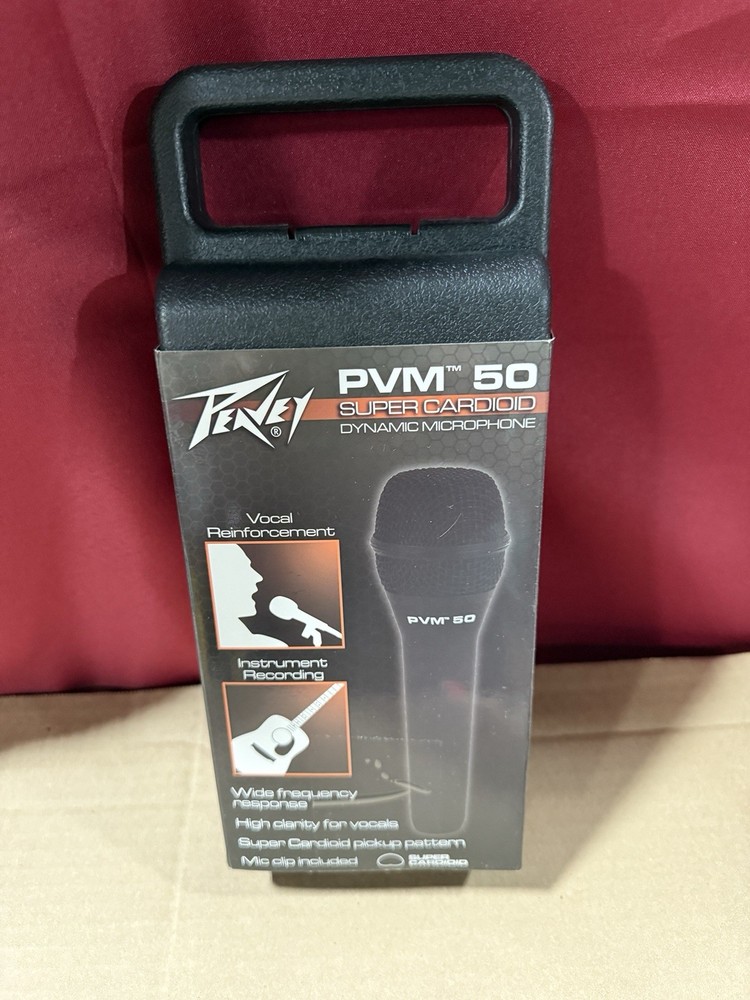 Peavey PVM 50 Super Cardioid Directional Microphone NEW