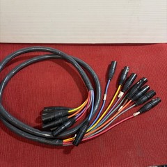 8PR24 8 Channel Digital Audio Snake Cable Black – (5 Feet)