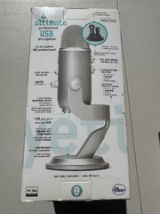 Blue Yeti Ultimate USB Silver Microphone for Professional Recording New In Box