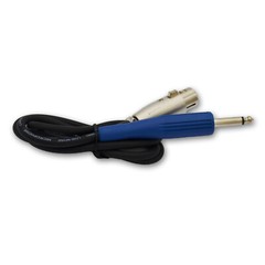 XLR to 1/4 Microphone Cable with Mono Plug for Shielded Audio Custom Length