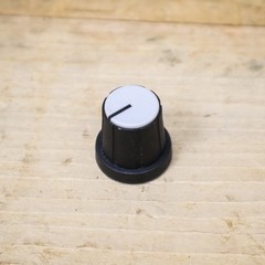 Rane Replacement Black Knob with Gray Cap for HC-6, PE-15, SM-26