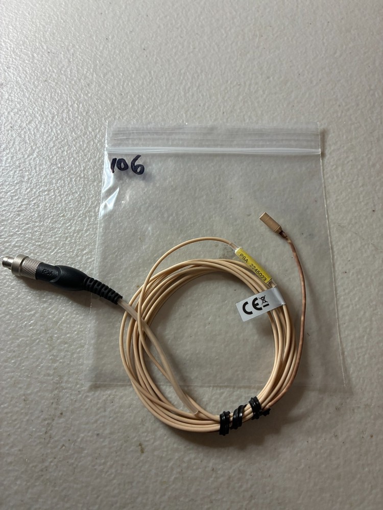 Point Source CO-8WL, Beige – Omni Lavalier, with 3-pin Lemo connector, #106