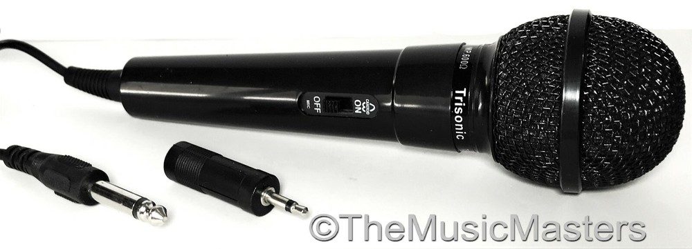 Handheld Dynamic Karaoke Computer MICROPHONE Vocal DJ PA Mic Extra Plug Adapter