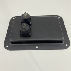 Metal Jack Plate W/Dual SpeakON NL4 for JBL KP612, KP615, KP4012 Speaker Cabinet