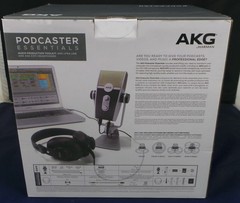 AKG Pro Audio Podcaster Essentials Kit, Lyra USB-C Microphone & K371 Headphones