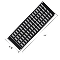 4U Space Rack Panel Metal Rack Mount Filler Accessory for 19″ Enclosure Server