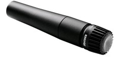 Shure SM57-LC Cardioid Dynamic Instrument Microphone 2 Pack, clips+bags
