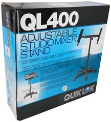 Quik Lok QL-400 Studio Locator Stand w/Castors/Adjustable Height/Width+Tilt