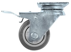 Rockville 3″ Locking+Swivel Steel Caster Wheels For Mackie Thump18S Subwoofer