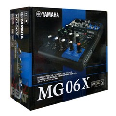 Yamaha MG06X 6-Channel Compact Audio Mixer with Built In Effects