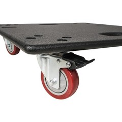 Sound Town Sturdy Plywood Caster board Easy Transport 4″ Wheels Brakes ZSCB-215S