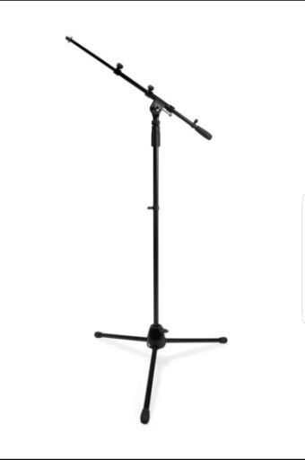 Hosa MSB-521BK Mic Stand TRIPOD with Boom BK