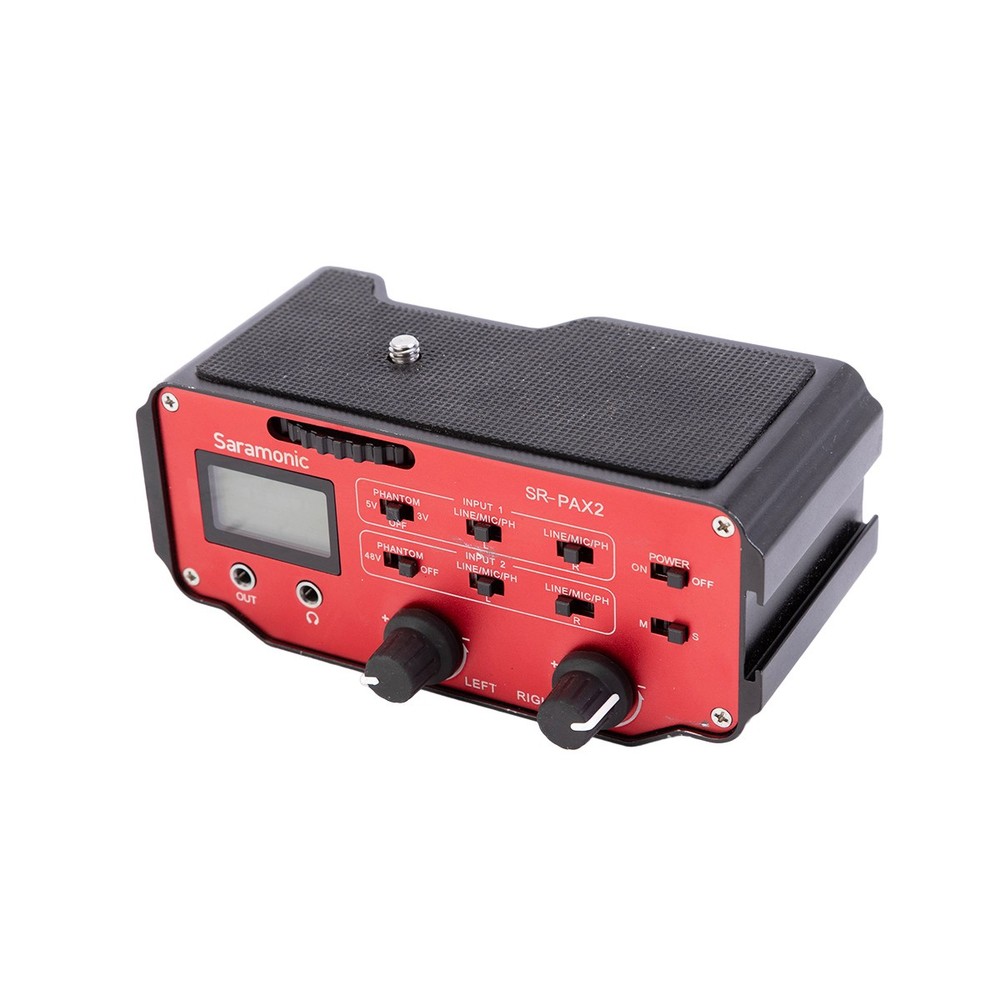 Saramonic SR-PAX2 Active 2 Channel Universal Audio Adapter – SKU#2068301