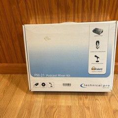 Technical Pro PM-21 Podcast Mixer Kit with Microphone and Stand