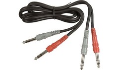 Hosa Dual TRS – TRS Patch Cable 6.6 ft.
