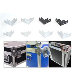 4XCorner Brackets Wooden Case Flight Case Corner Connector Angle Edge Protection