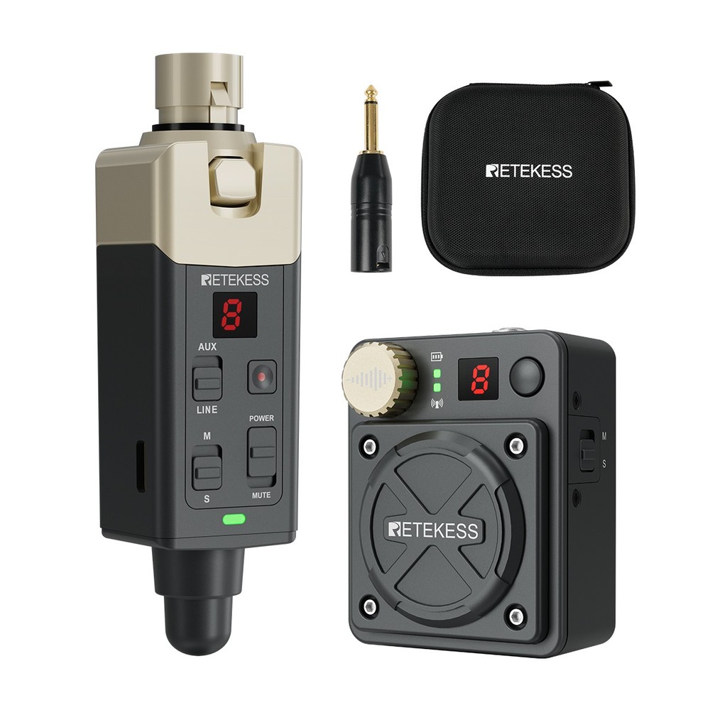Retekess TA101 Wireless In-Ear Monitoring System 8-Channel Supports Mono Stereo