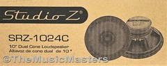 Pair 10 inch Full-Range Speakers Bass Mid Woofers 8 ohm Home Stereo Sound Studio