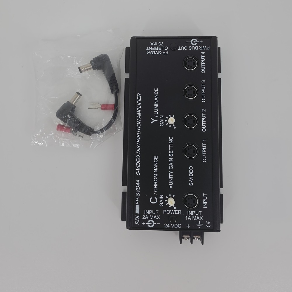 RDL FP-SVDA4 S – Video Distribution Amplifier Radio Design Labs