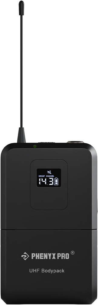 Wireless Bodypack Transmitter, UHF Bodypack Microphone for PTU-71/PTU-7000/PTU-6