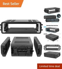 2U Shallow Rack Case with Shock Mount – Pro Audio Protection & Organized Storage