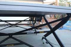 StageRight 6×8 Foldable Rolling Stage Riser dual sided Tri Height 36″ 24″ 16″