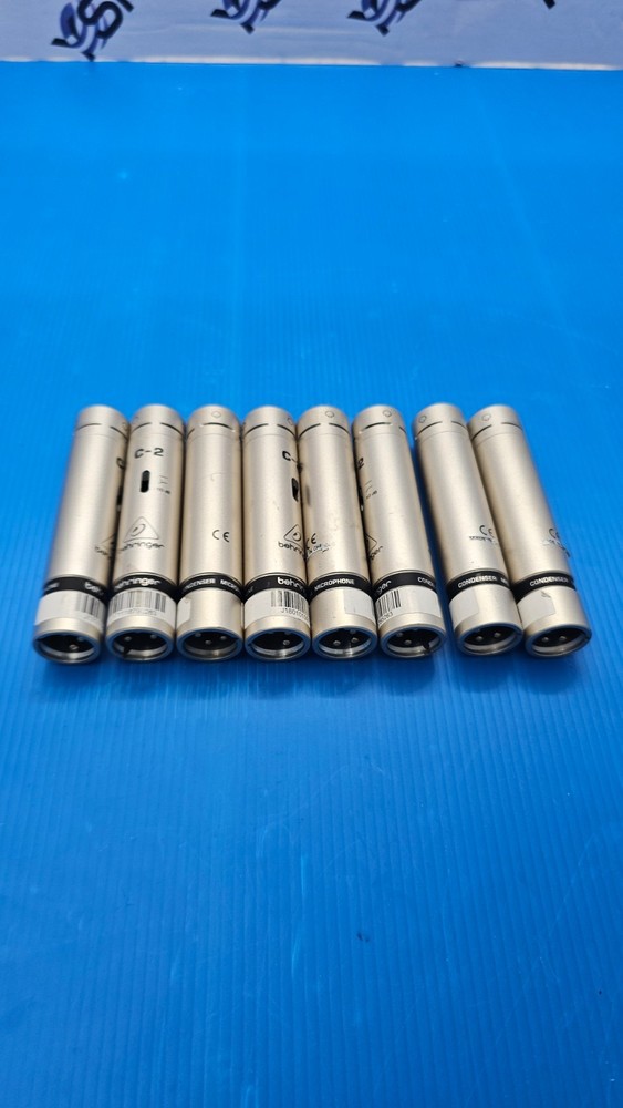 Behringer C-2 Matched Studio Condenser Microphones Lot of 8