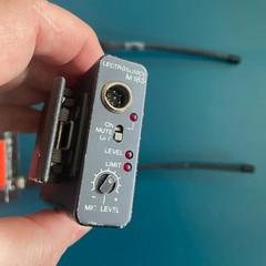 Serviced Lectrosonics transmitter M185 and receiver CR185 (171.905, 169.505MHz)