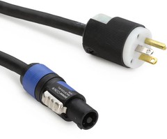 Pro Co PWRCON/15M-50 NEMA 5-15P to powerCON A Cable – 50 foot