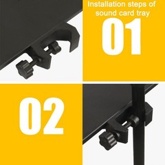 Microphone Stand Tray Mount Clamp on Rod Holders, Microphone Stand Desk with …