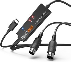 High-Speed MIDI to USB Converter – Plug & Play with LED Indicators for Easy Use