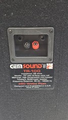 Gem Sound PA DJ Loud Speaker TR-100 3 Way Full Range SUB Karaoke Sing Live Music