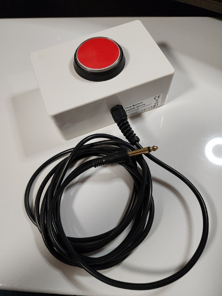 Rompa One Button Switch White