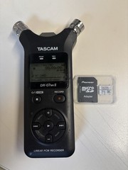 Tascam DR-07MKII Linear PCM Handheld Audio Recorder W/ New 16GB Card Works Nice