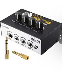 Donner DEL-4 Stereo Headphone Amplifier 4-Channel Amp