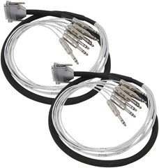 Pro Co (2) DA88BQ-5 – Analog DB25/TRS Patch Snake, 5′ 2-Pack