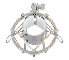 Silver Metal Shock Mount w/ Foam For Neumann U 89 i Condenser Studio Microphone