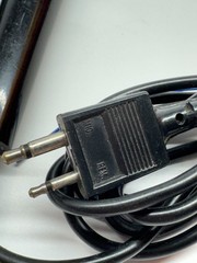 3M Vintage Microphone Black Silver Wired With Stand Used