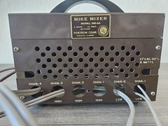 Vintage Pentron MM-4A Audio Mike/Mic Mixer Rare