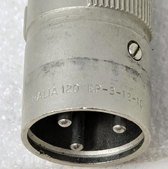 Cannon Plugs – EP-3-12-1C Circular Connector – 3 Pole Line Plug