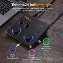 USB Audio Interface for PC: Interface with XLR Input 24-bit/192kHz Routing Softw