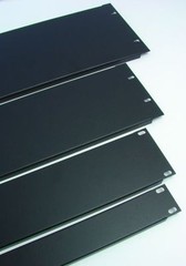 PROCRAFT SRP-2 2U 1.2mm Formed Steel Rack Panel – Black Powder Coat (2 space)