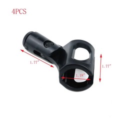 4Pcs Microphone Clip Rubber Flexible Mic Holder Handheld Wireless Mic